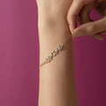 Date Armband Silber/Gold.